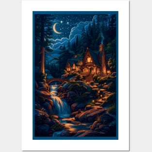Elven Abode - Vintage Poster - Fantasy Posters and Art